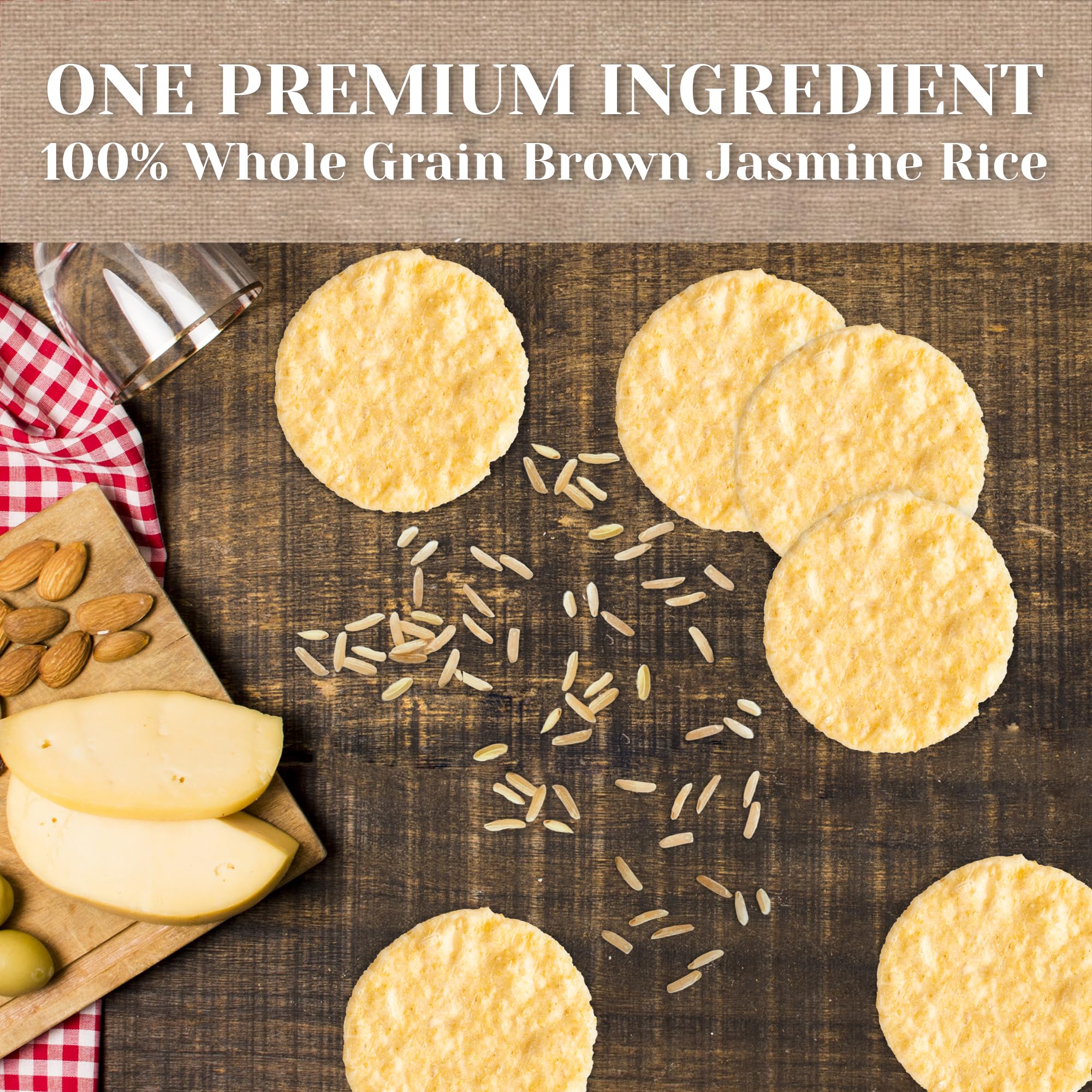 Edward & Sons Non-GMO Project Verified snacks highlight whole grain goodness.