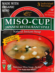 Edward & Sons Miso-Cup ready-to-serve cup offers quick, comforting broth.