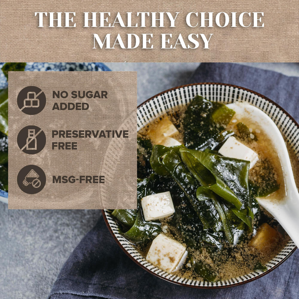 Edward & Sons Seaweed Miso Cup, compact packaging, ideal for travel lunches.