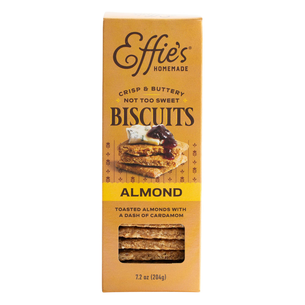 Effie's Homemade Almond biscuits 1-pack ideal with tea or coffee.