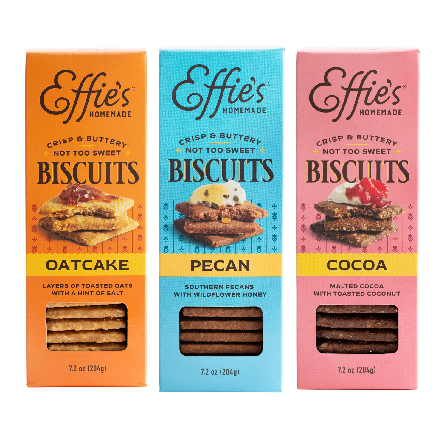 Effie's Biscuits Oatcakes pack: a refined snack for tea time and cheese pairing