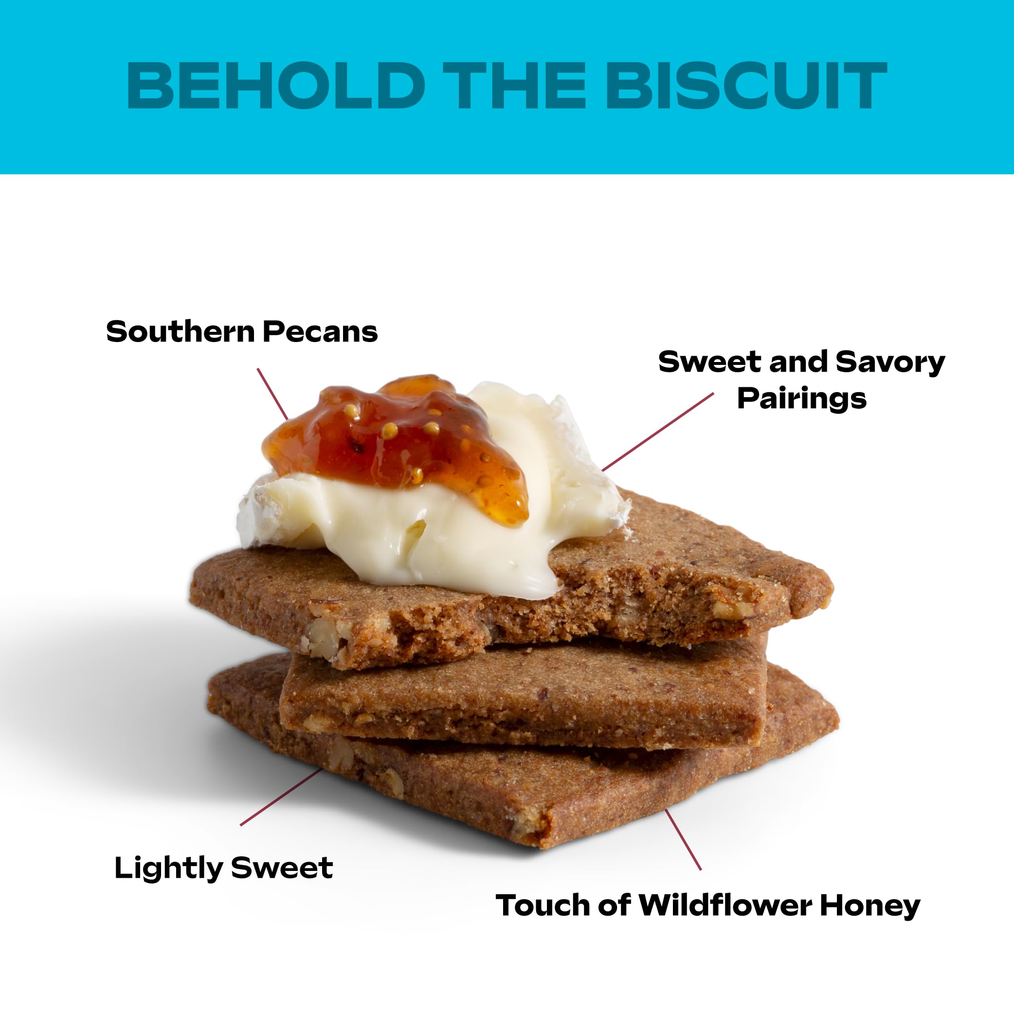 Effie's Biscuits pecan cheese-pairing-board invites tasting.