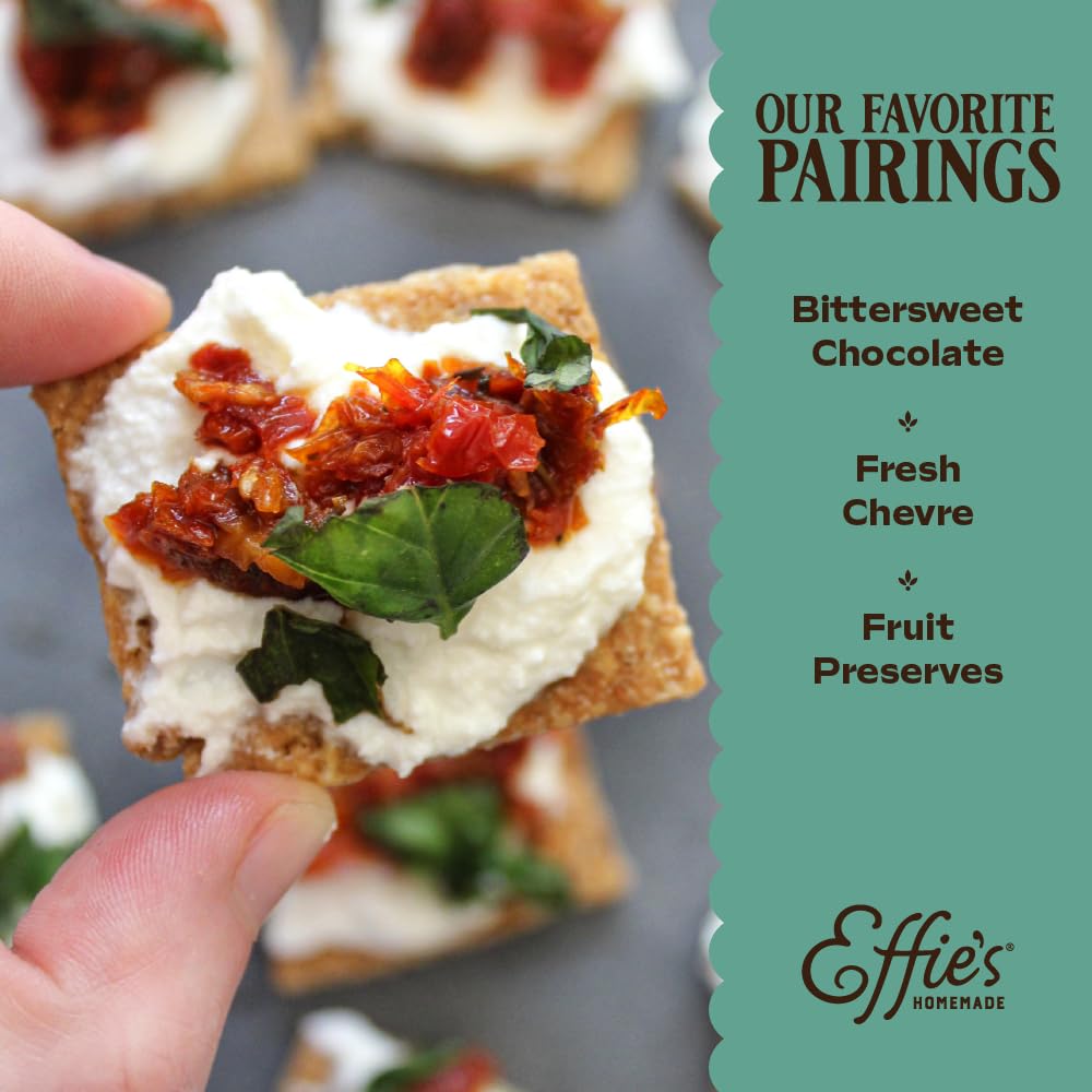 Effie's Hazelnut Biscuits with jam, a perfect breakfast or tea-time treat.