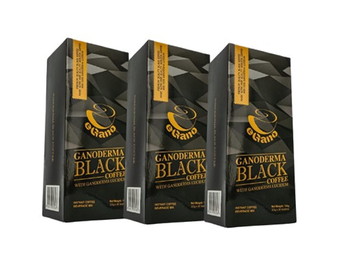 eGano Ganoderma Black Coffee sachets box for a convenient daily caffeine boost.