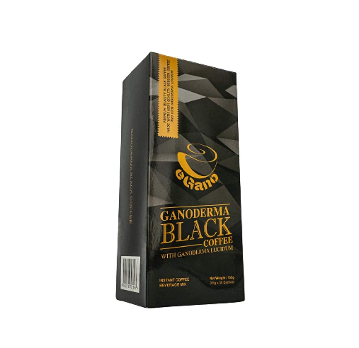 Hot water being poured into eGano Ganoderma sachet for quick brew.