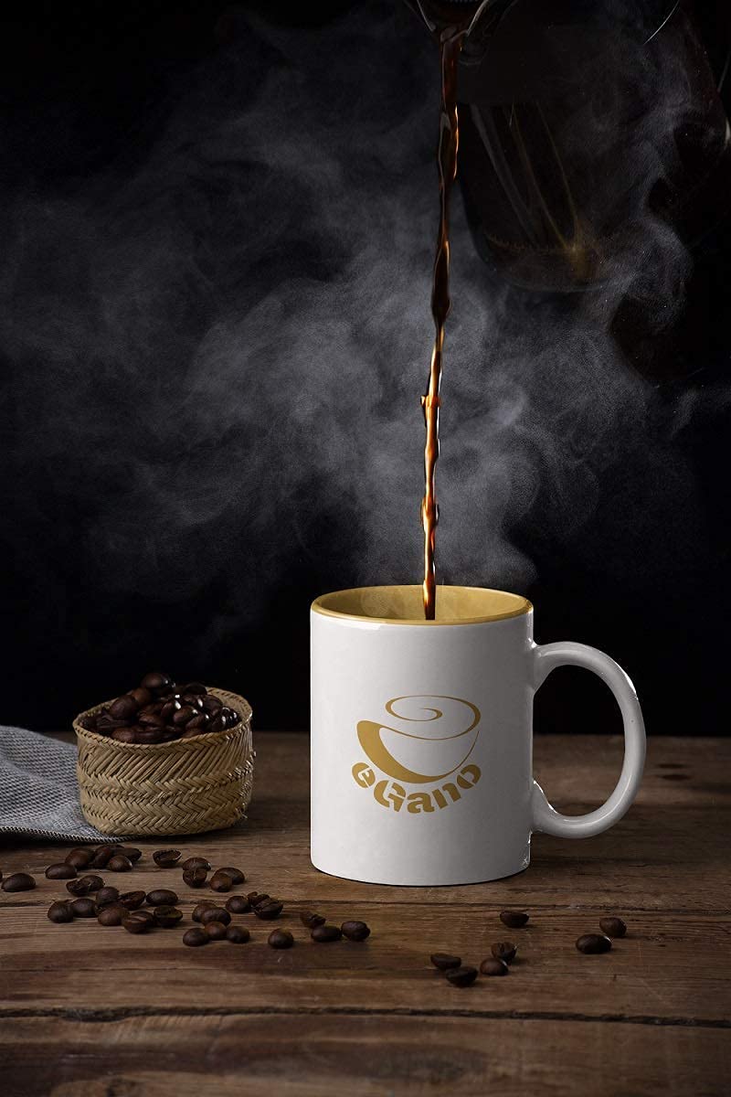 eGano Ganoderma Sachet stir demonstrating fast dissolution into hot water.