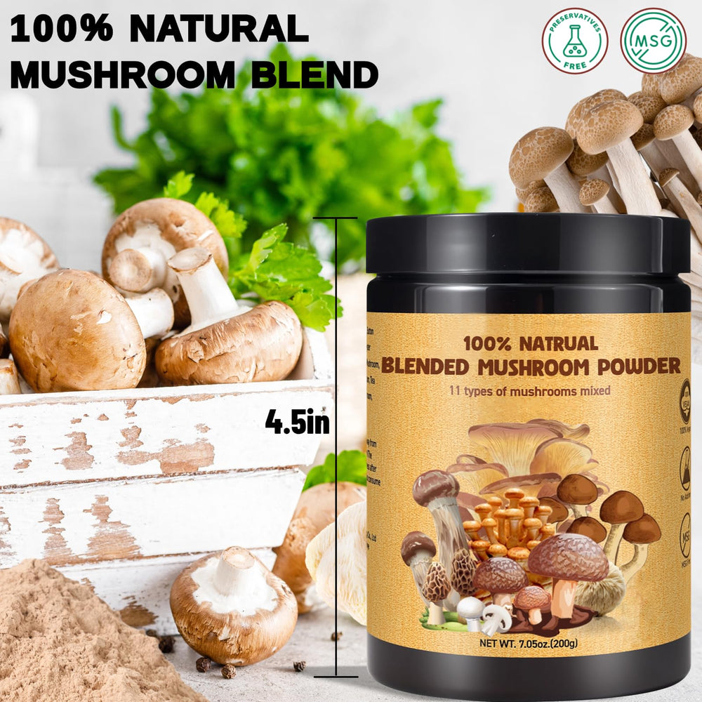 Egcina coffee-mushroom blend indicates morning flavor lift with savory aroma.