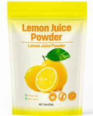 Egcina Lemon Juice Powder bottle showcases clean, sugar-free citrus for everyday drinks.