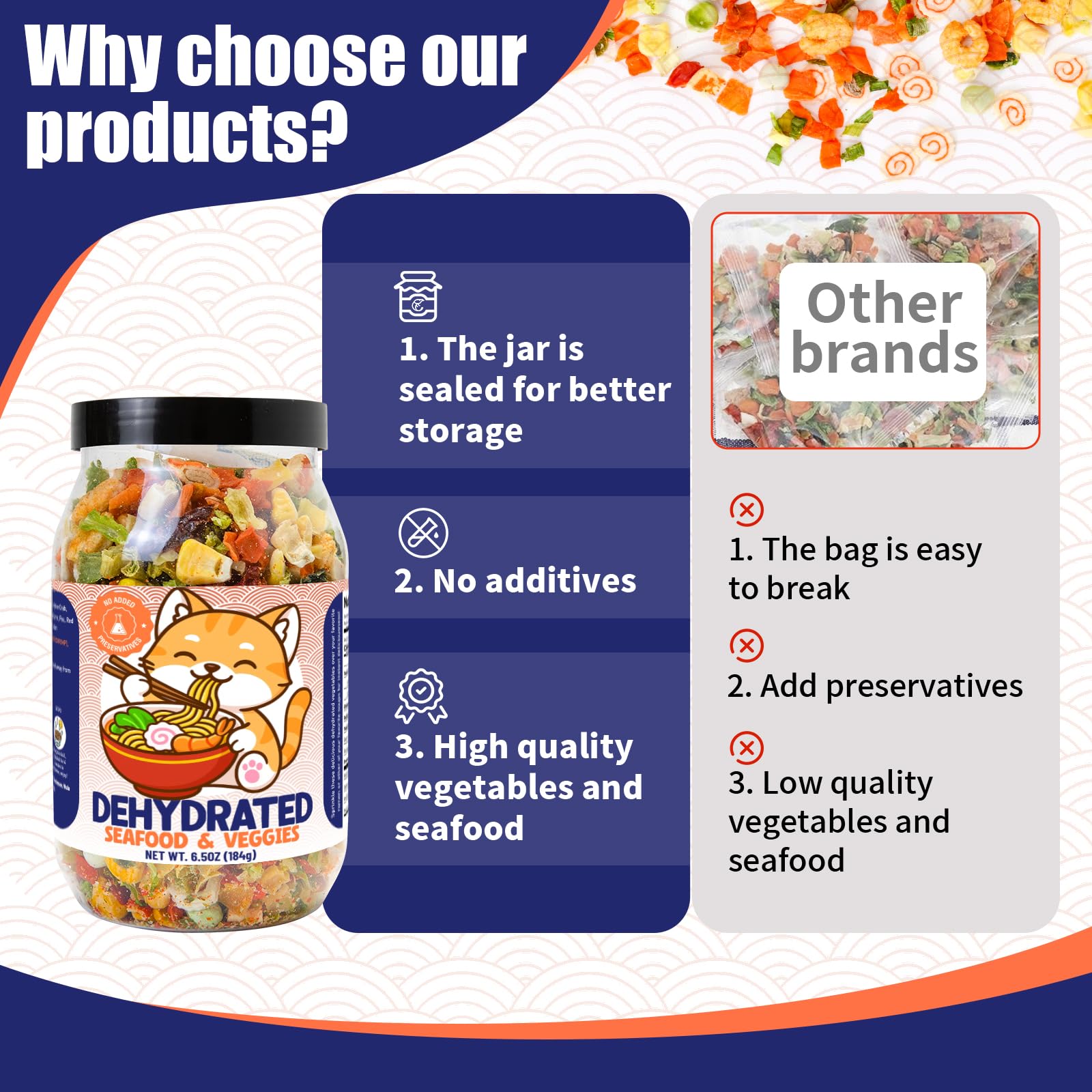Egcina soup-stir-fry-noodle mix is ready in 5 minutes for busy weeknights.