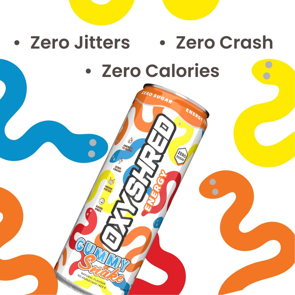 EHP Labs OxyShred Gummy Snake grabbed for a pre-workout boost.