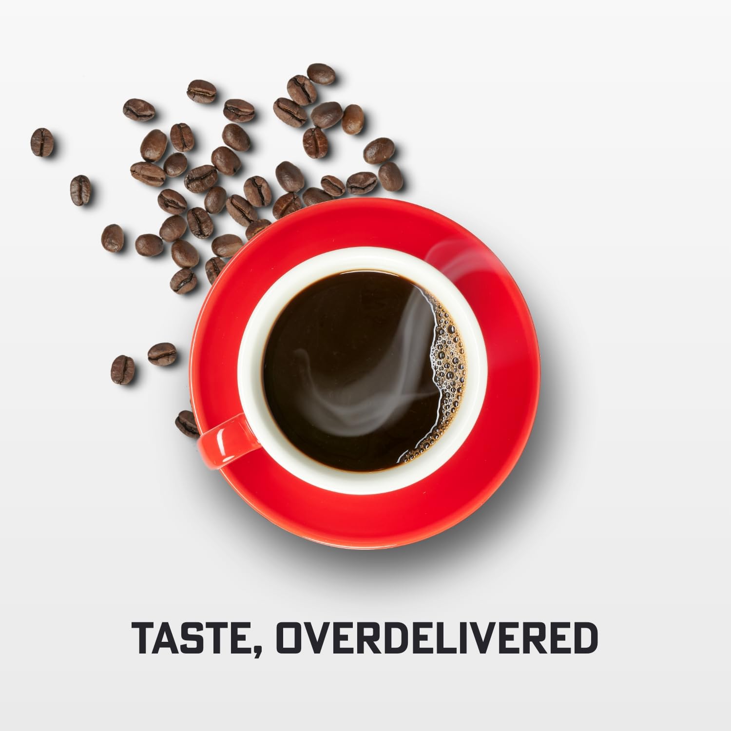 Eight O'Clock Coffee The Original poured, promising aroma and balanced flavor.