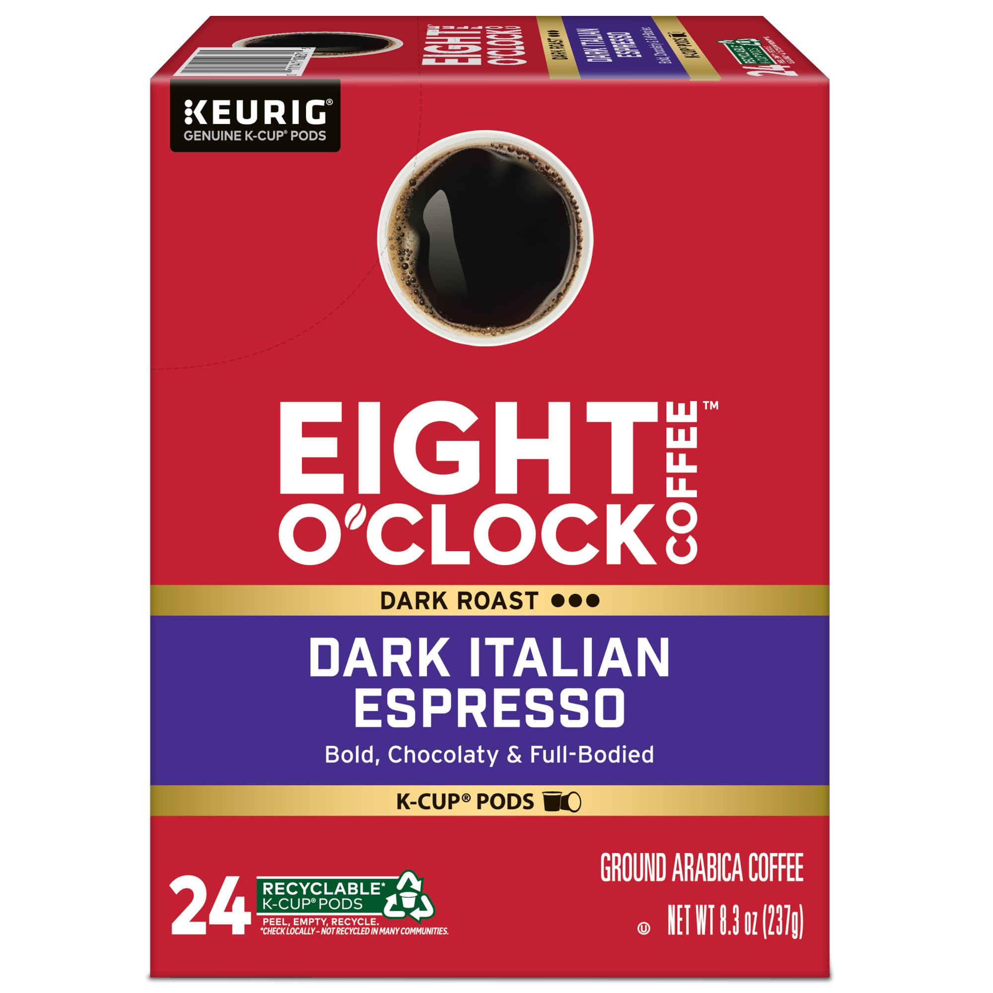 Eight O'Clock Coffee espresso/cappuccino-ready pod for cafe drinks