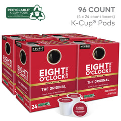Eight O'Clock Coffee Original K-Cup pods box ready for daily routines.
