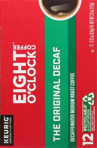 Eight O'Clock Original Decaf Coffee on a kitchen counter for everyday use