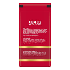 Eight O'Clock Coffee The Original Ground Coffee six-pack display emphasizes value for daily brewing.