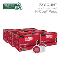 Eight O'Clock Coffee Original Medium Roast pod closeup highlighting premium Arabica.
