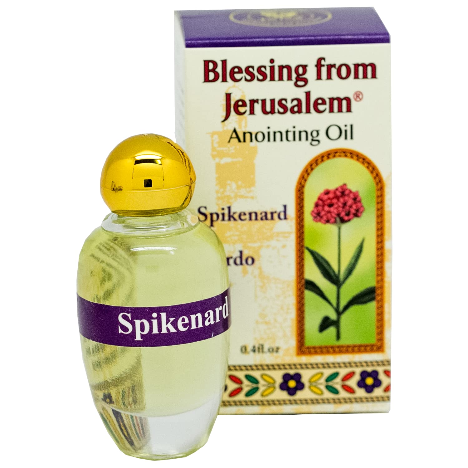 Ein Gedi Anointing Oil bottle with spikenard scent for sacred rituals and daily blessing.