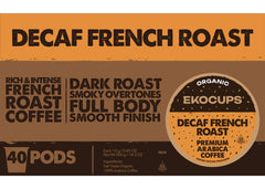 EKOCUPS decaf pod with 30% more coffee for richer flavor