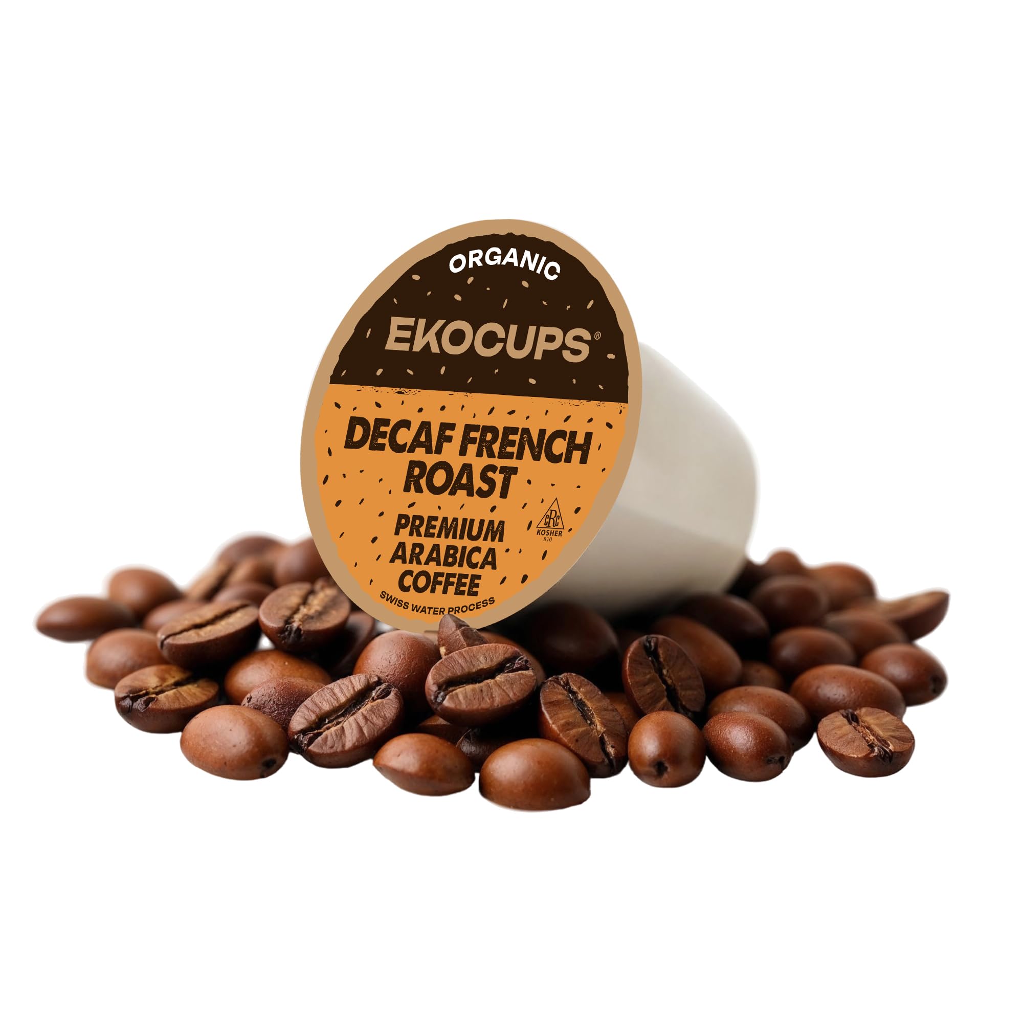 EKOCUPS fair trade organic decaf pod offers vegan, kosher options