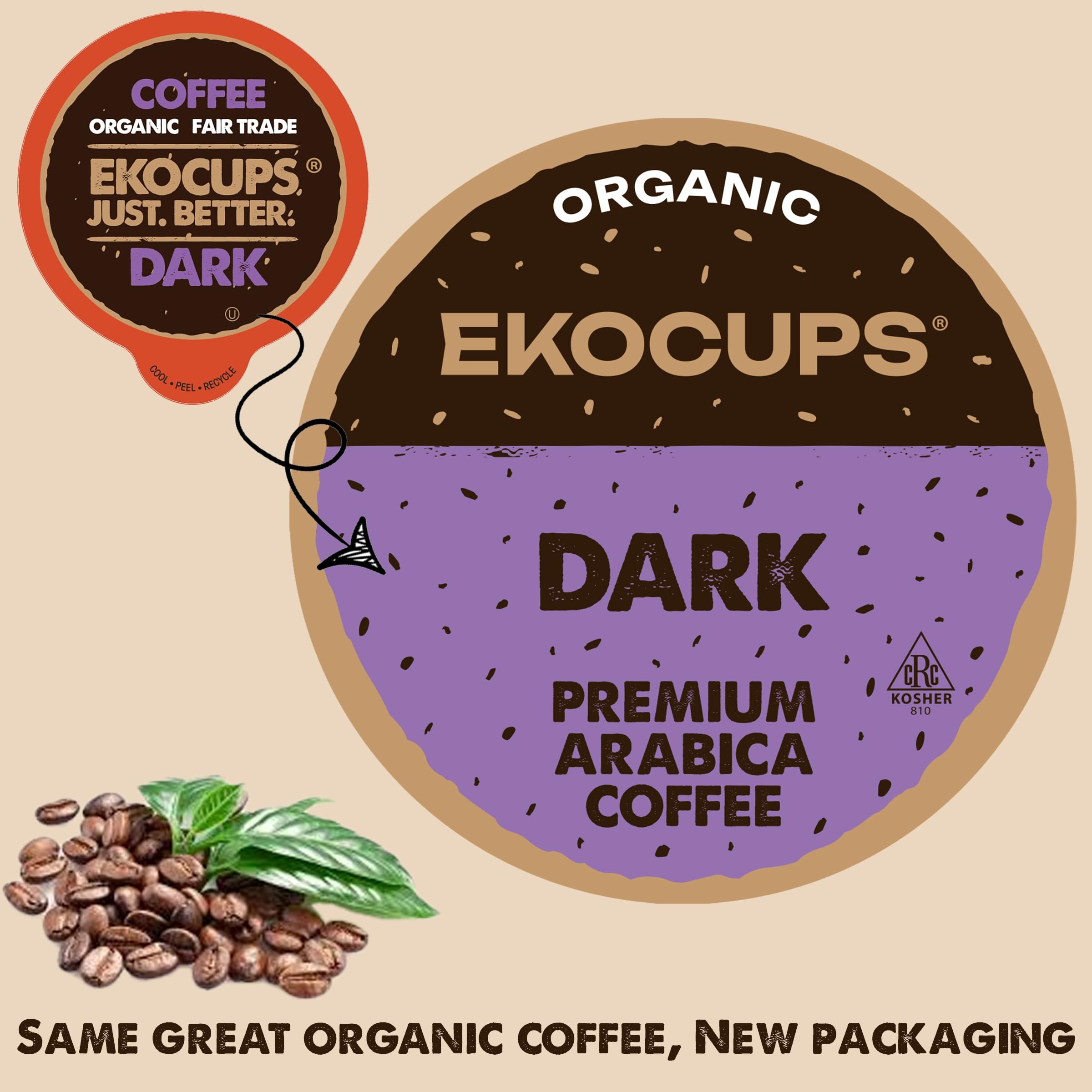EKOCUPS iced coffee prep with 13g pod