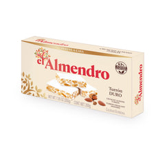 El Almendro Turrón Duro close-up of toasted almonds for premium crunch