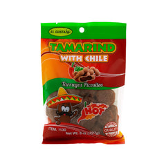 El Gustazo tamarind balls with chili piece, chewy bite perfect for on-the-go snacking