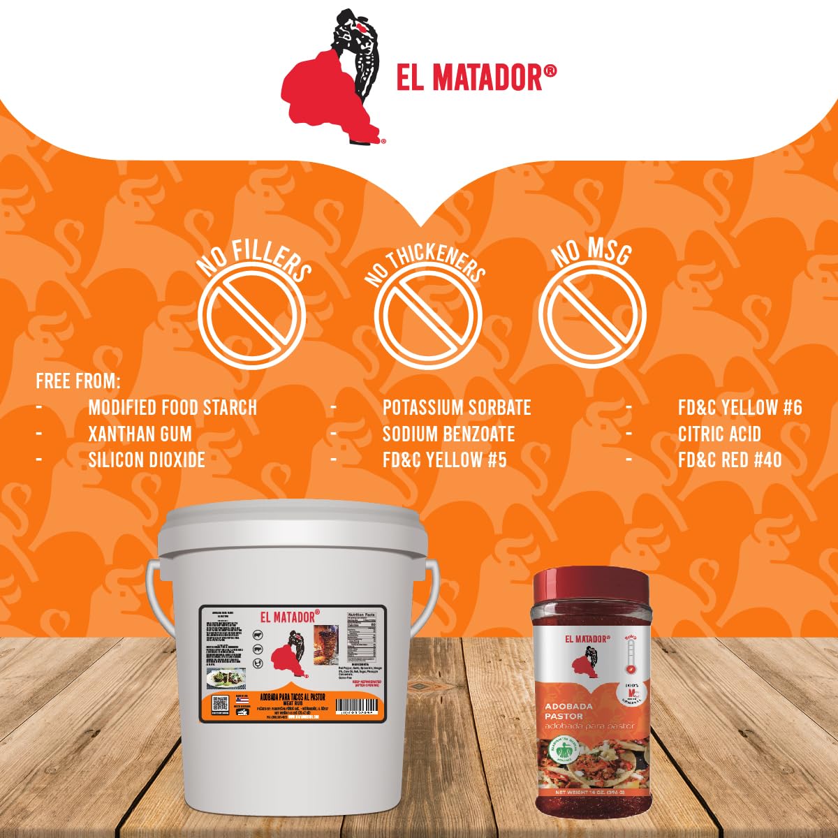 El Matador Adobada Al Pastor marinated pork or chicken yields juicy, tasty results.