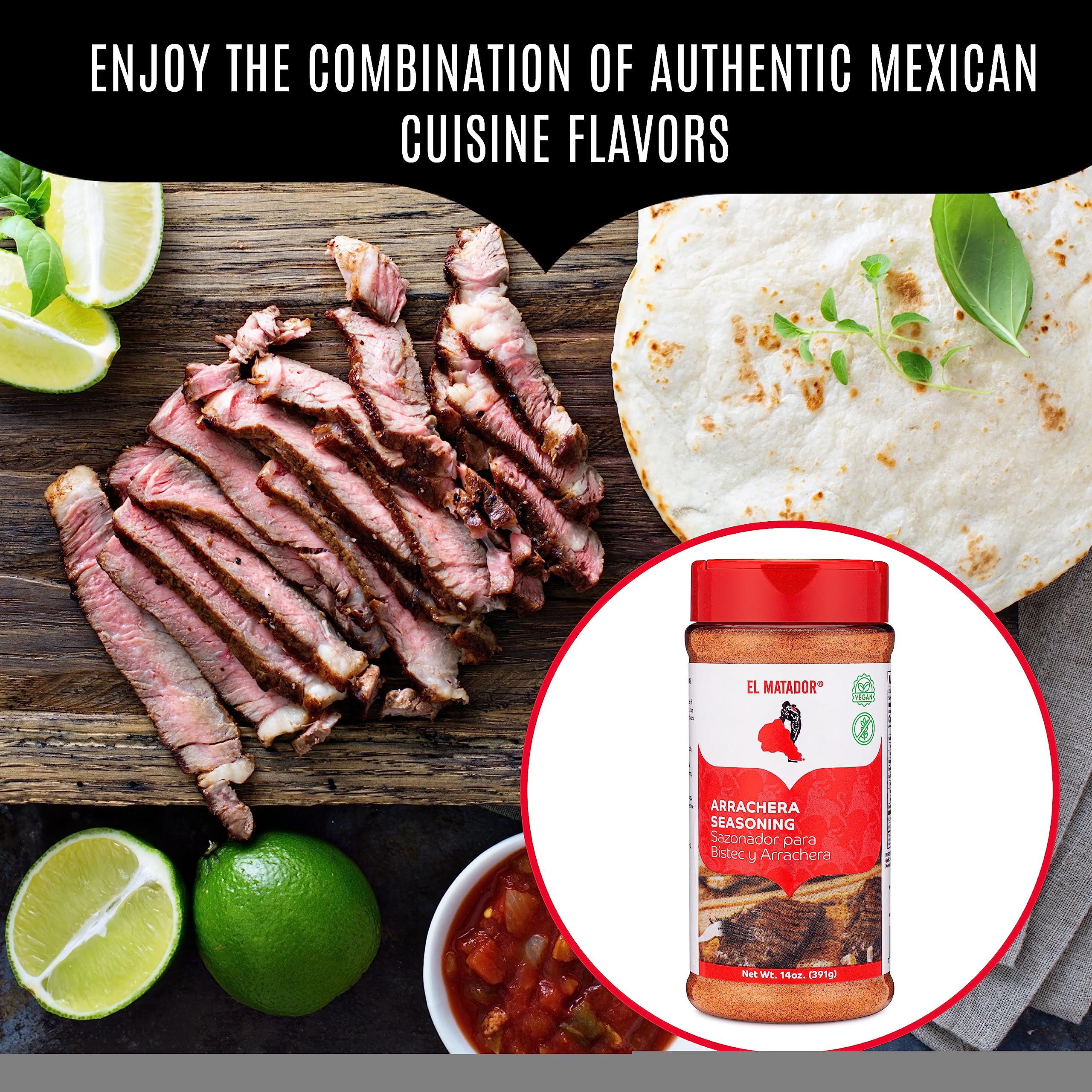 Citrus acid in the mix brightens meat flavors