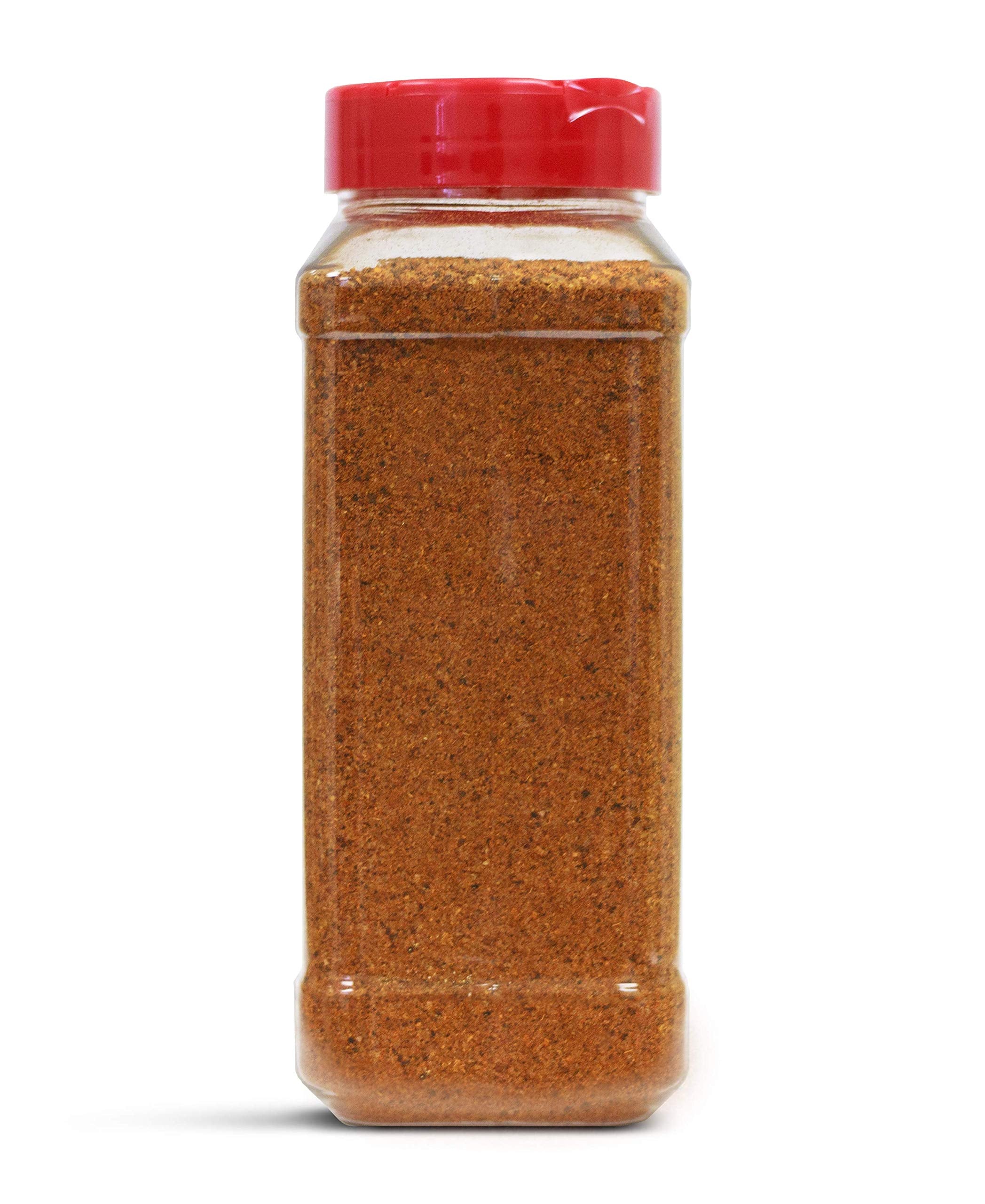 El Mexicano Carne Asada Seasoning bottle close-up highlighting rich aroma.