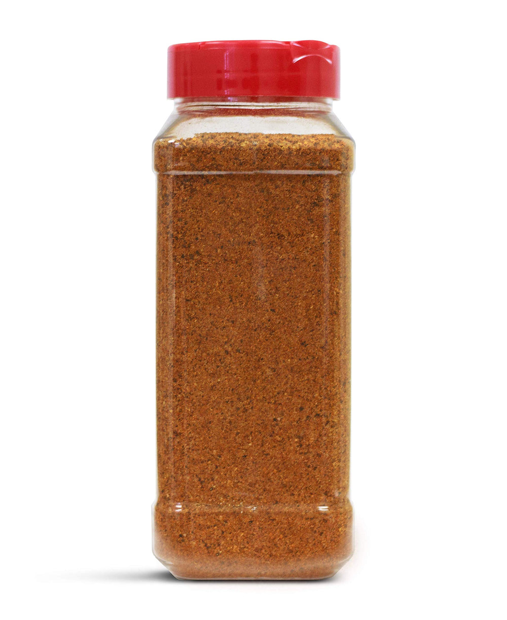 El Mexicano Carne Asada Seasoning bottle close-up highlighting rich aroma.