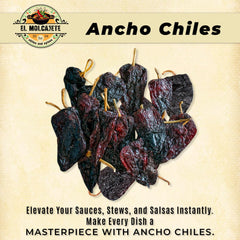 El Molcajete Guajillo Chile whole dried for bright, tangy warmth in salsas.