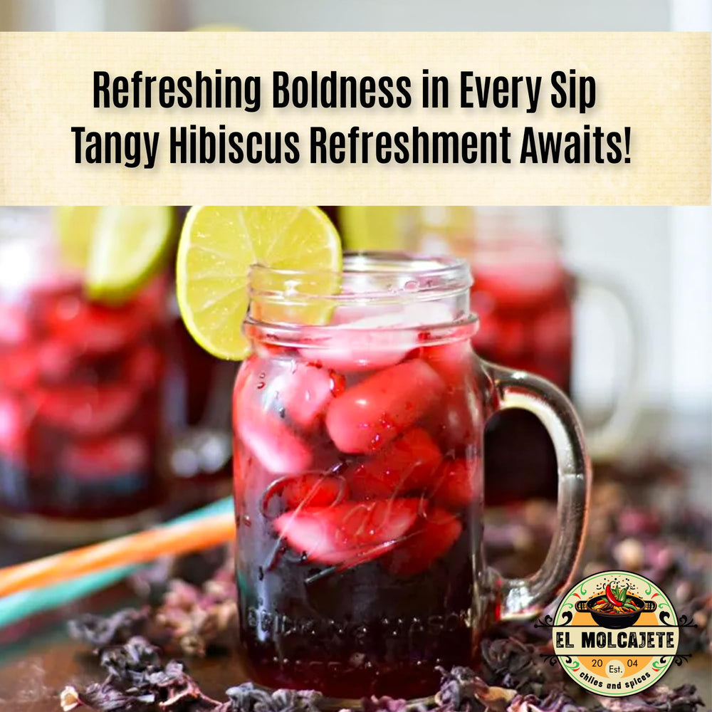 Hot tea cup steeping hibiscus petals, fragrant and bright