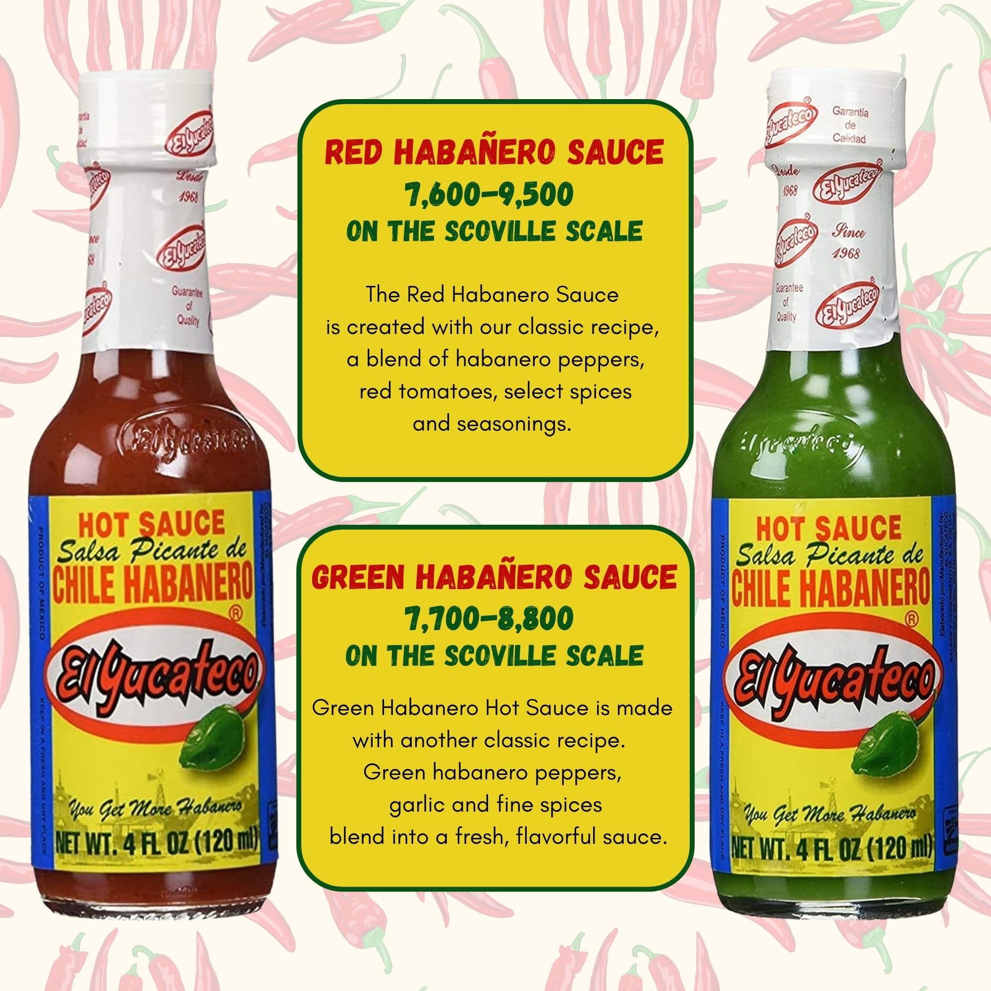 El Yucateco Caribbean sauce adds bright, slightly sweet heat to pork and chicken.