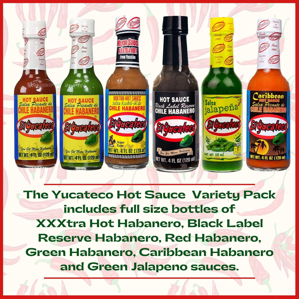El Yucateco Green Habanero sauce bottle for vibrant meat dishes.
