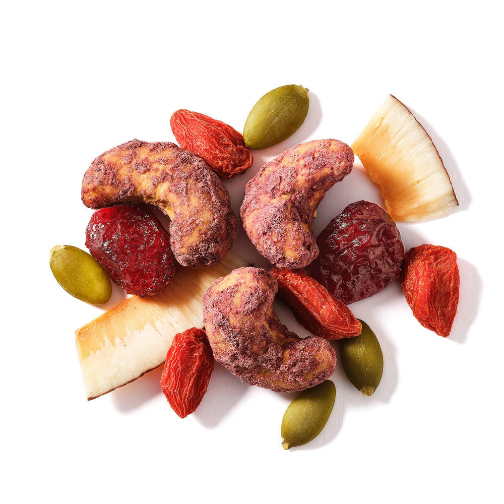 Elan Fiji Mix coconut chips add subtle sweetness and crunch.