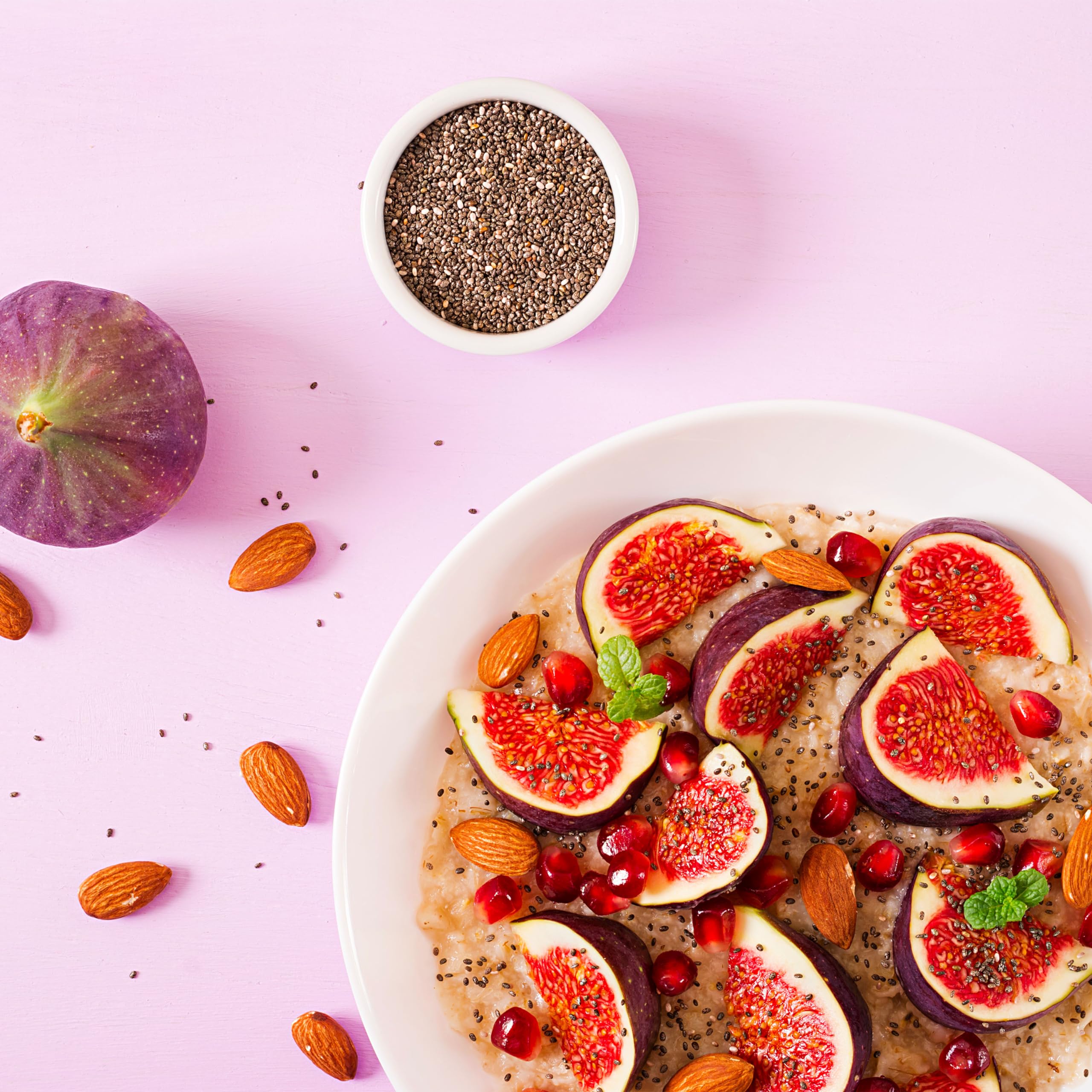 Elan Organic Chia Seeds in baking dough ready for healthy treats