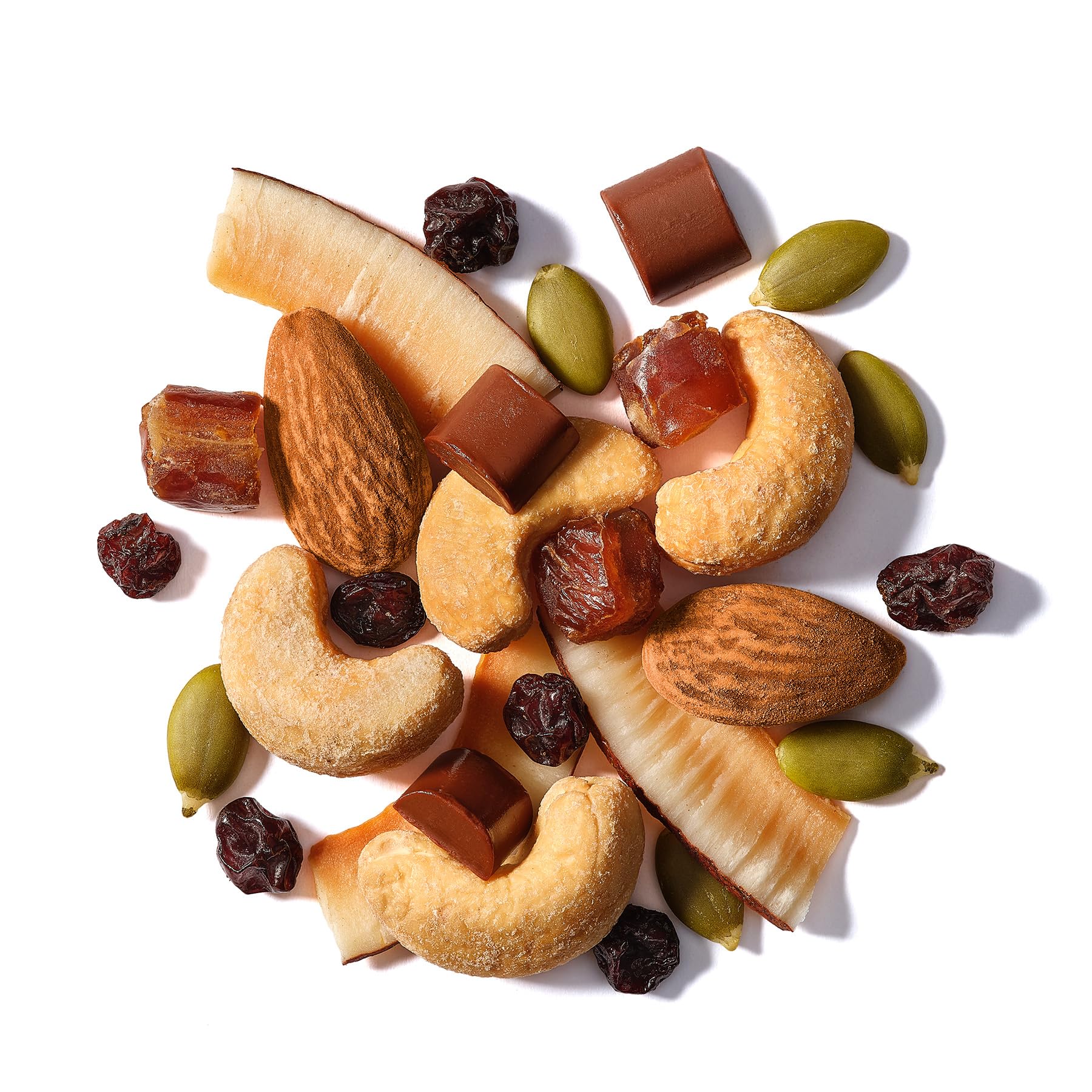 Elan Sweet & Salty Mix shown as a portable, on-the-go snack.