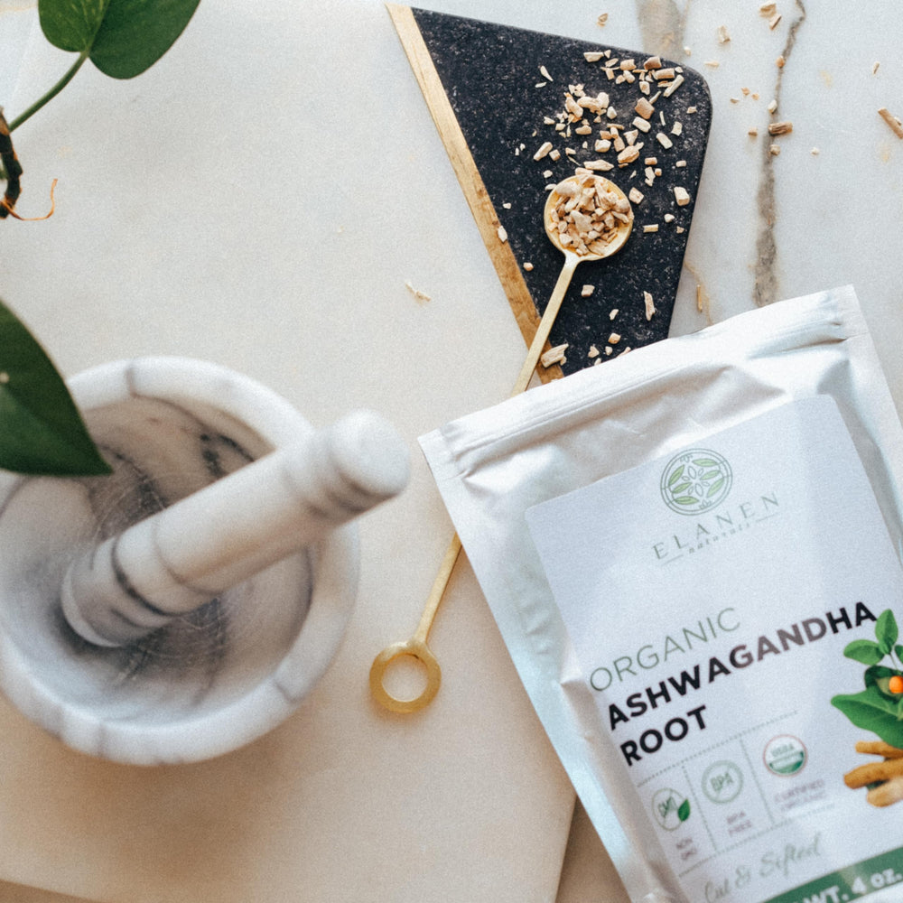 Elanen Naturals ashwagandha root lab-tested quality and purity