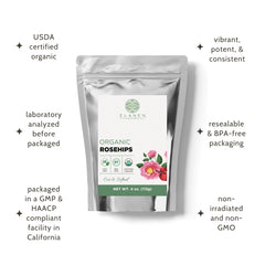 Cut and sifted rosehips from Elanen Naturals for flavorful brews.