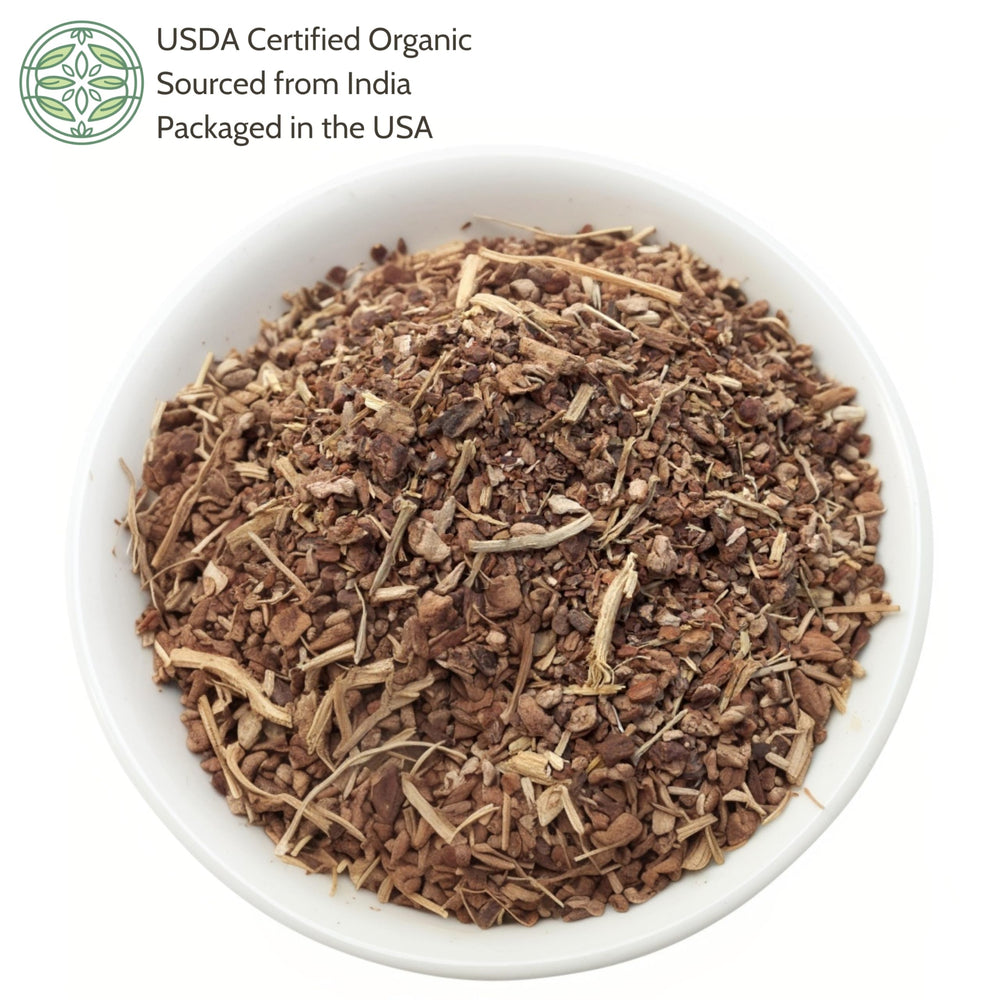 Elanen Naturals sarsaparilla root packaging keeps freshness sealed.