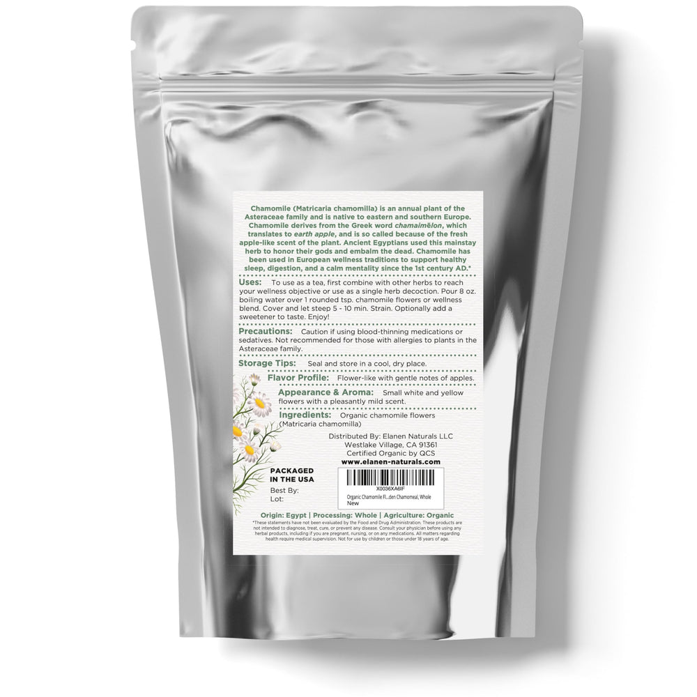 Elanen Naturals USDA Organic label on the packaging