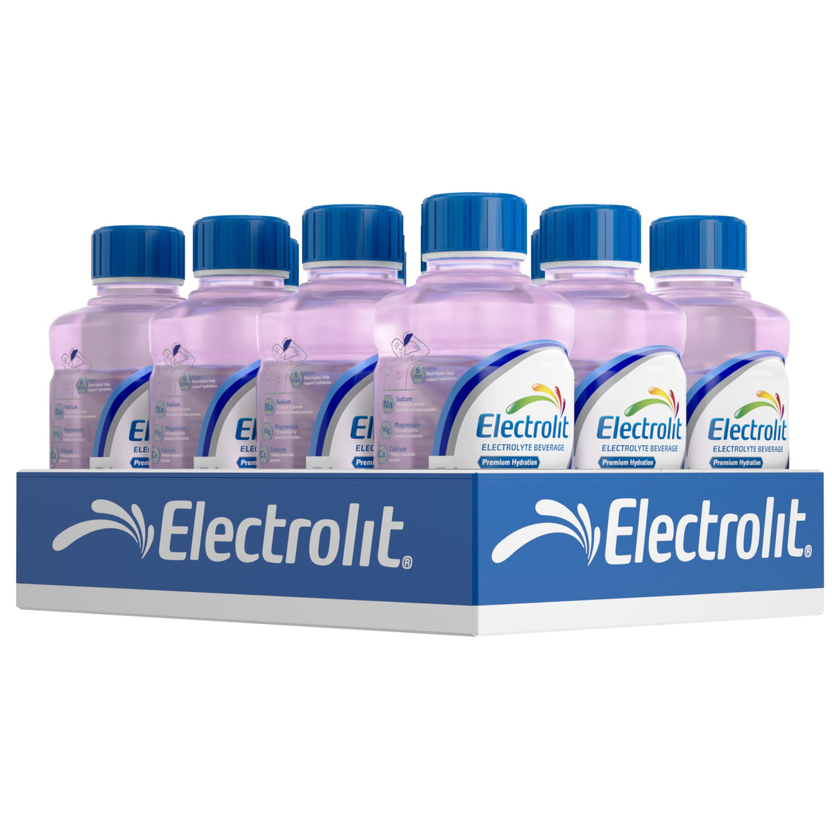 Electrolit Berry Bliss bottle front view for portable hydration.