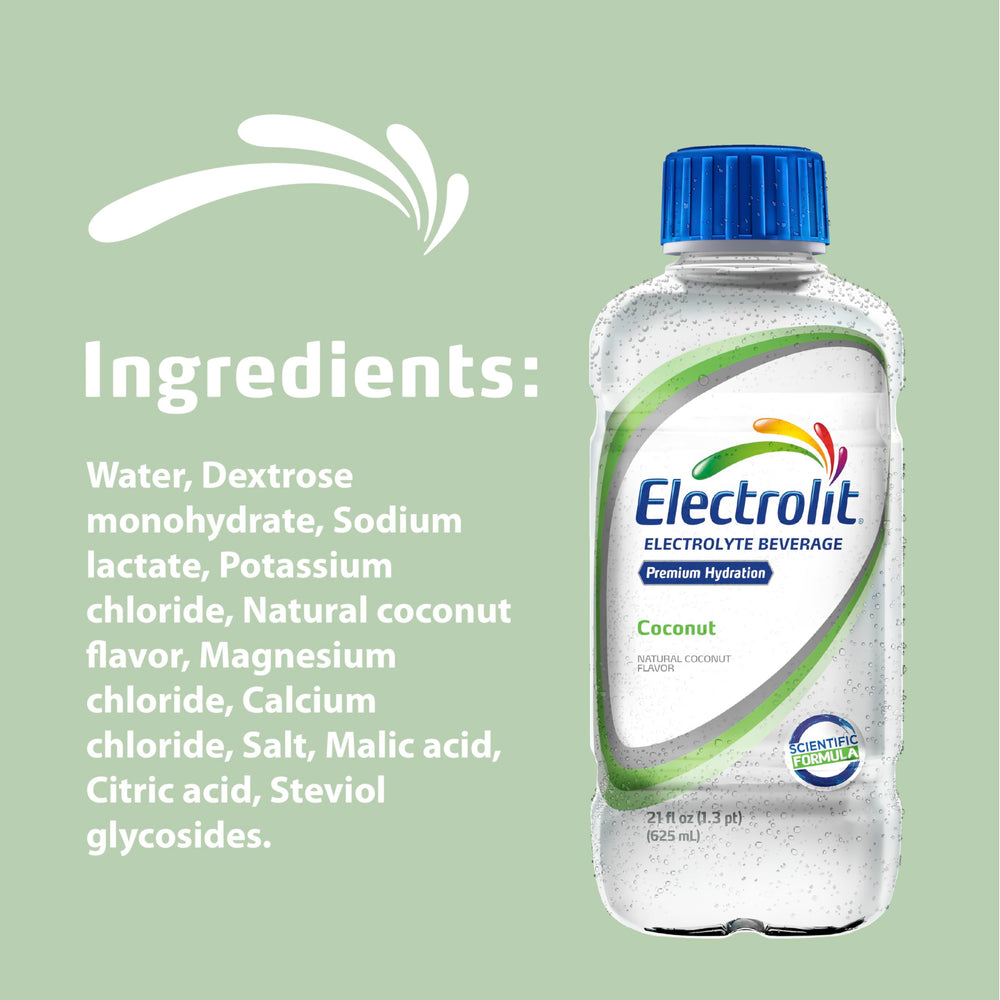 Back label shows minerals for hydration balance.