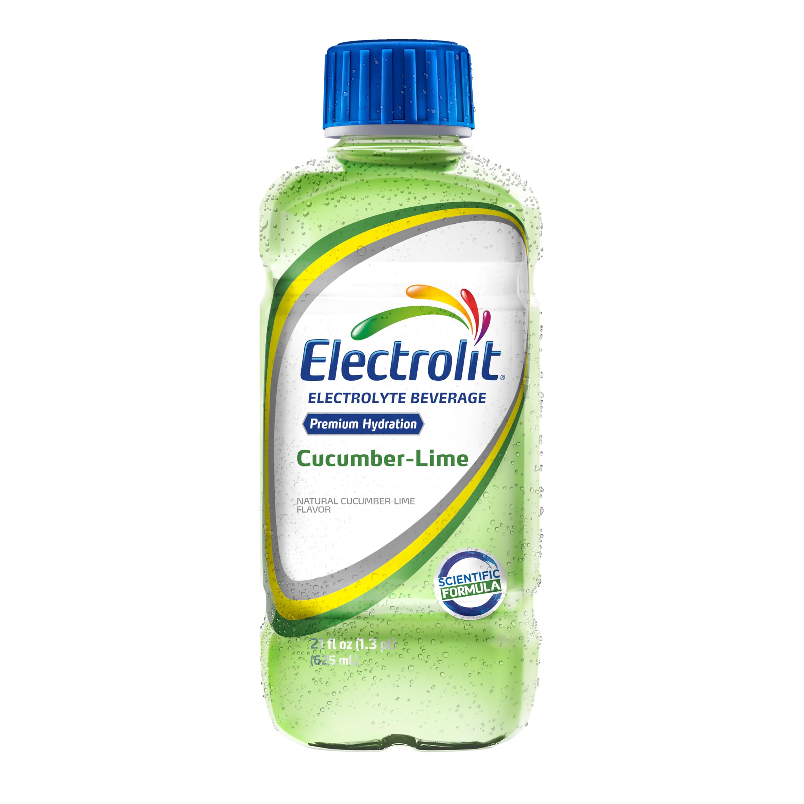 Electrolit cucumber-lime bottle pack-12 on shelf for family hydration.