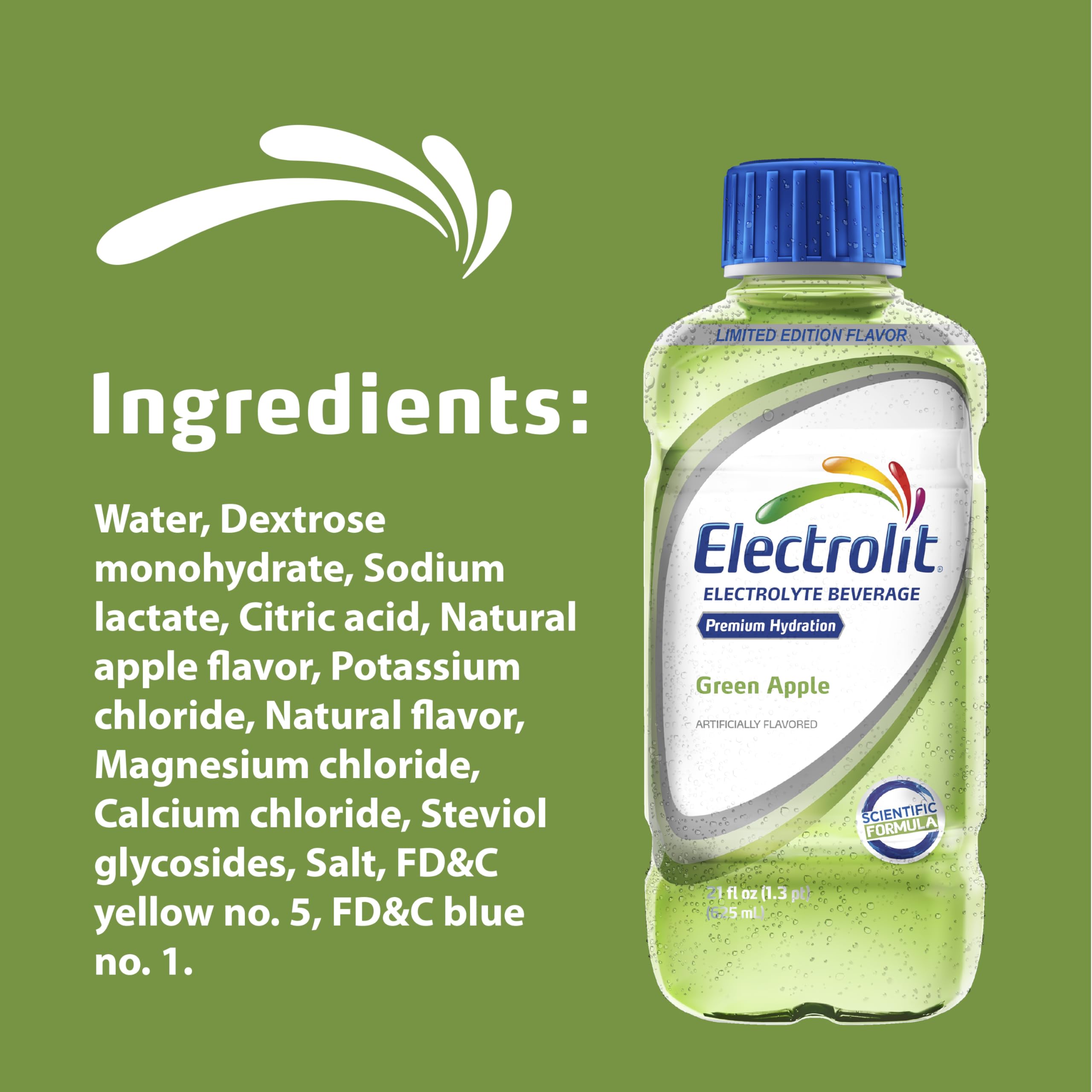 Electrolit nutrition panel highlights electrolytes for hydration