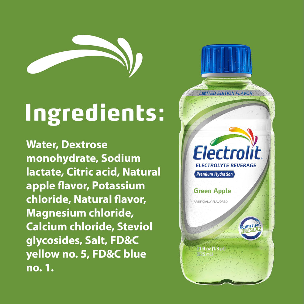 Electrolit nutrition panel highlights electrolytes for hydration