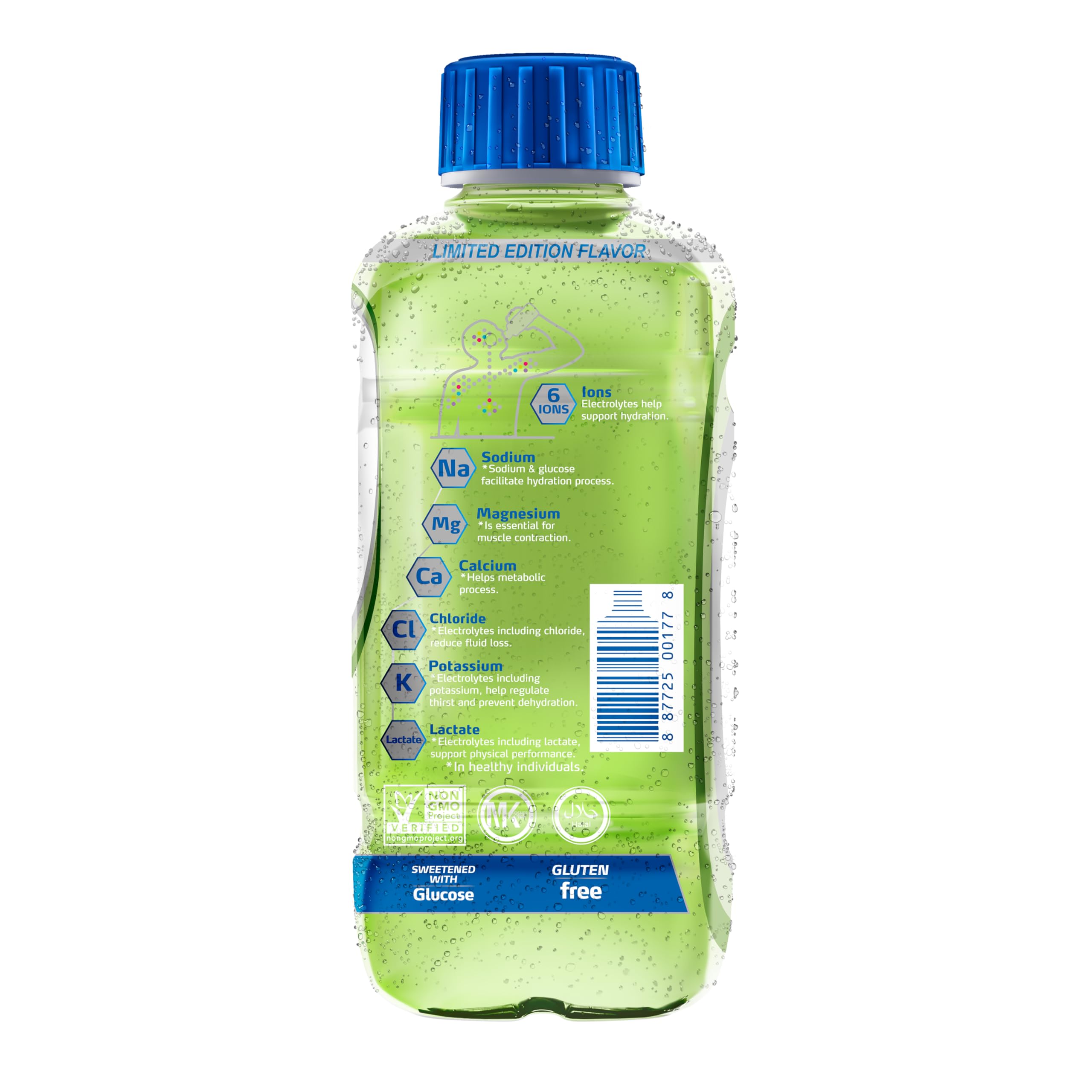 Electrolit Green Apple pack of 12 bottles for family hydration