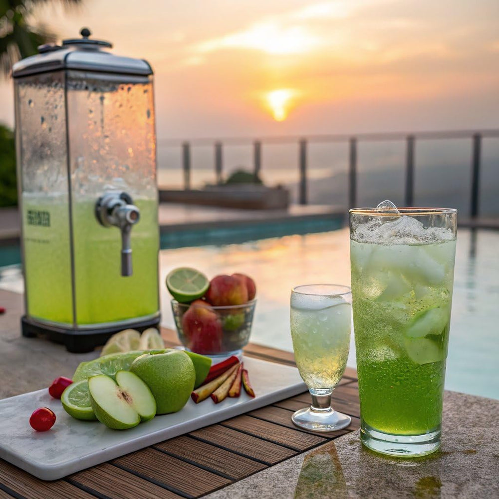 Electrolit Green Apple pack-shot highlighting value of 12 bottles.