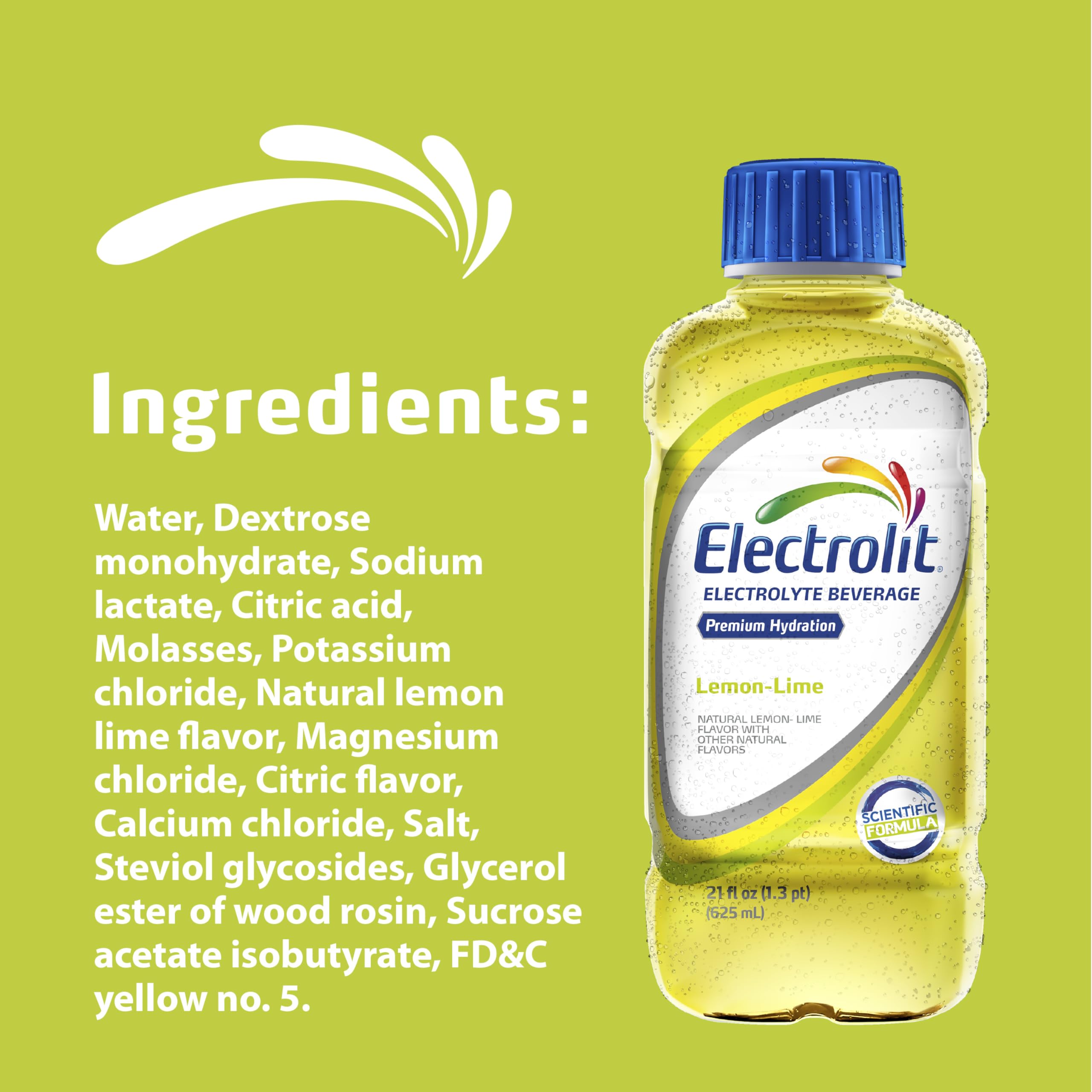 Electrolit Lemon-Lime pack of 12 for convenient daily hydration.