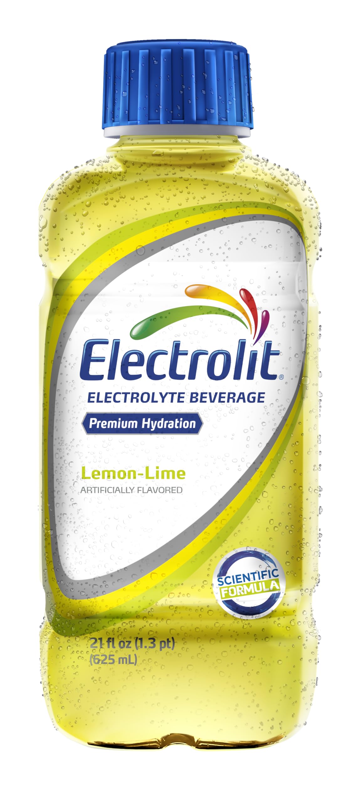 Electrolit Lemon-Lime pour shows ready-to-drink hydration during activity.
